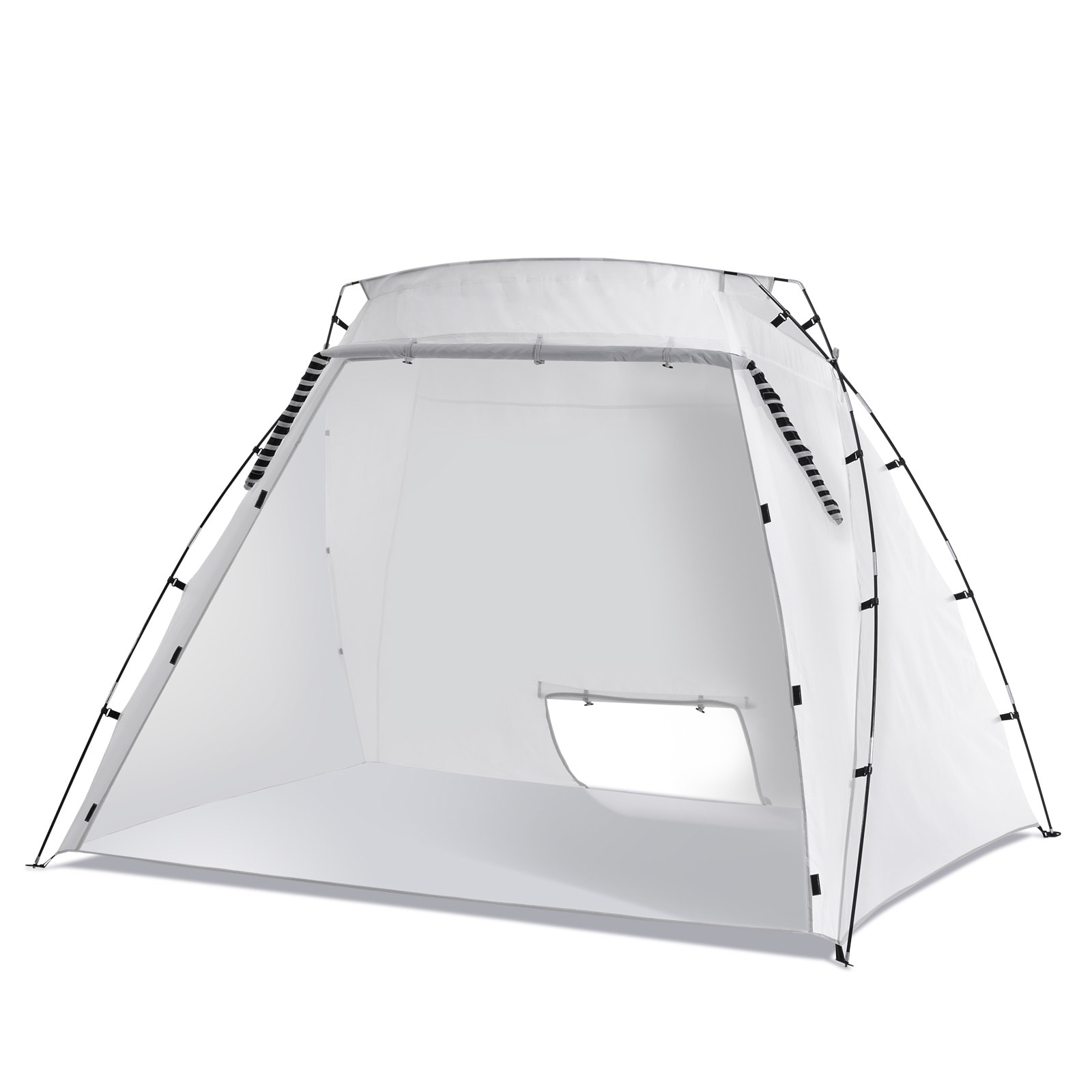Portable Spray Paint Tent Shelter With Built-in Floor And Mesh_voghion.com